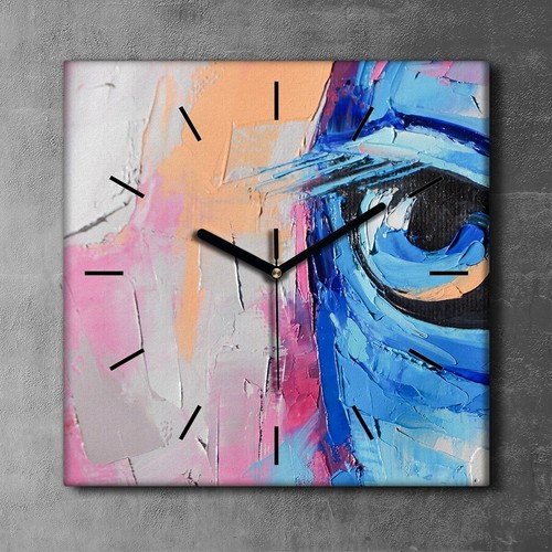 Orologio silenzioso tela - silenzioso,