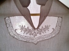 ricamo filet su rete modano fatta a mano: mix centrini e inserti multiuso