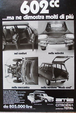 Pubblicità Advertising Werbung Ritaglio 1967 CITROEN AMI 8 preferisce TOTAL auto