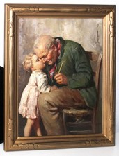 Quadro Enrico Frattini Nonno
