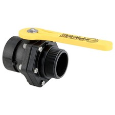 BANJO VSMT300 Valvola a sfera manuale a 2 vie, NPT, Polypro 803HY6