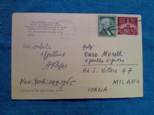 Attilio rossi cartolina - -,