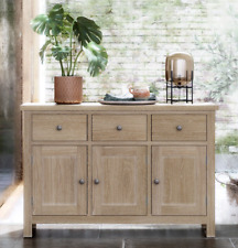 Credenza grande Oaklife bianca lavata, credenza grande, credenza grande, credenza