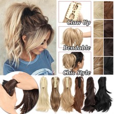 Clip coda di cavallo naturale