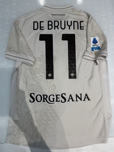 Maglia napoli away match worn - napoli,