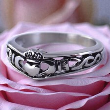 Irish Claddagh Ring Womens