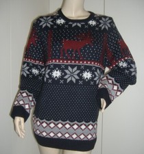 MAGLIONE UOMO UNISEX FANTASIA NATALIZIO RED JACK L LEGGI LE MISURE NATALE