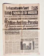 GAZZETTA DELLO SPORT 16 MAGGIO 1980 MILAN - AVELLINO - PERUGIA CALCIO SCOMMESSE