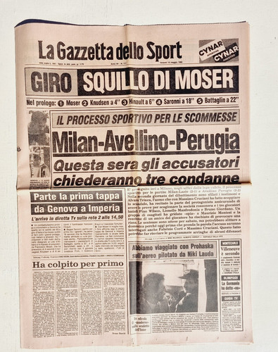 Gazzetta dello sport maggio - dello, 16