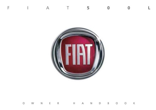 Fiat 500l owners handbook - owners,