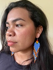 Orecchini etici con perline