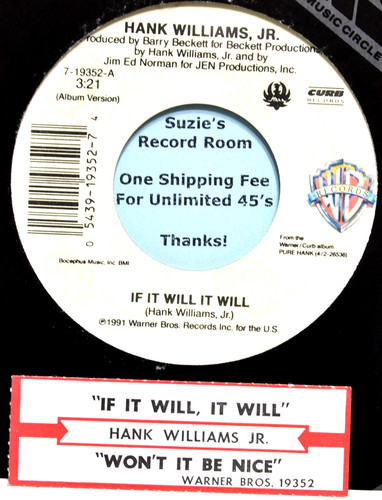 Hank williams it will - if,