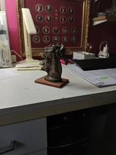 statua testa di cavallo in bronzo di Verginelli
