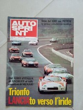 Autosprint settimanale anno