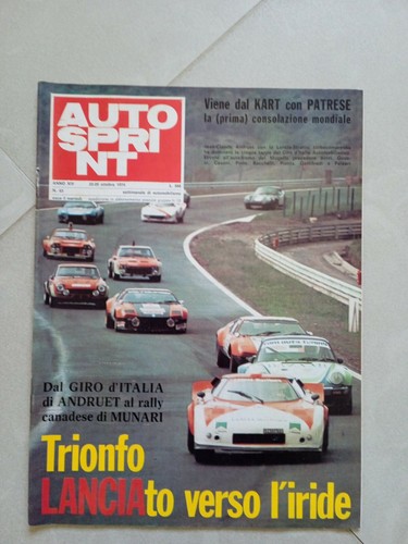 Autosprint settimanale anno