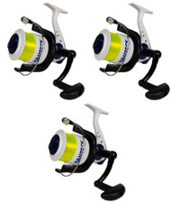 3 Mulinelli Grandi Pesca Surf Casting Carp Fishing Fondo Mare 8000 Bianco