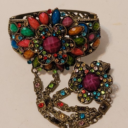 Bracciale vintage con anello