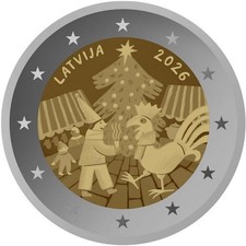 2 EURO LETTONIA 2026 -