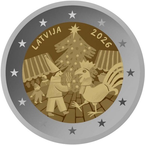 Euro lettonia 2026 - 2,