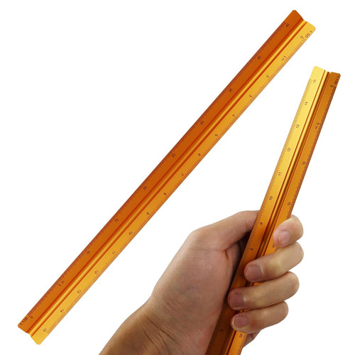 Righello triangolare - righello, in
