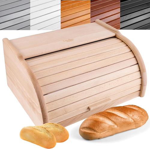 Porta pane legno beige - beige, |