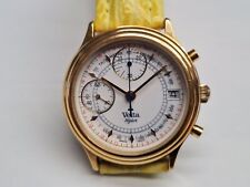 Vetta Wyler orologio uomo cronografo Valjoux 7765 meccanico carica manuale 35 mm