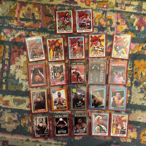 Lotto carte wrestling 22 - carte, ot
