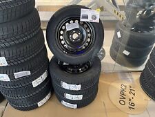 Ruote complete invernali con cerchio in acciaio e pneumatico Barum da 15"