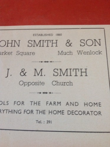Ephemera 1955 advert - advert, john