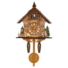 Stile Vintage Orologio A Cucù Foresta Altalena Camera Decorazione Della