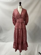 Abito rosso boho magnetico