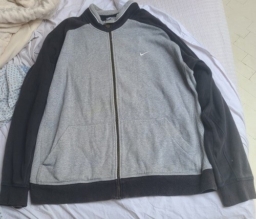 Felpa grigia marca nike - felpa,