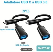 2Pcs USB C to USB 3.0 Adapter