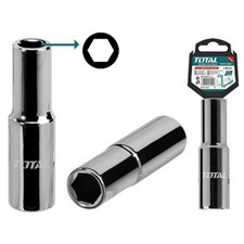 CHIAVE A BUSSOLA LUNGA BOCCA ESAGONALE ATTACCO 1/2″ 8 - 32 mm TOTAL