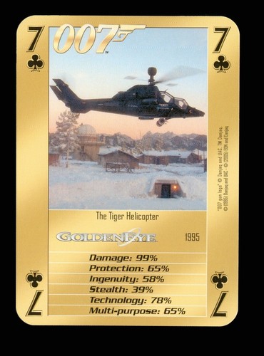 Playing card 007 bonds - 1,