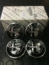 KIT 4 PEZZI COPRIMOZZI BORCHIA FREGIO RUOTE ALFA ROMEO ORIGINALE 71808019