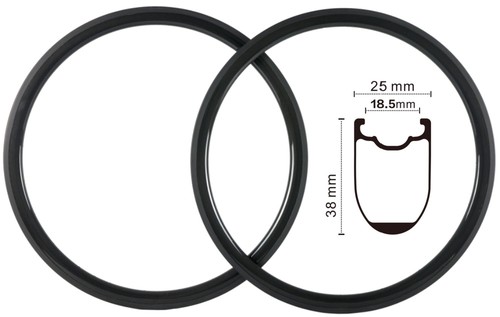 Cerchio fibra carbonio - cerchio,