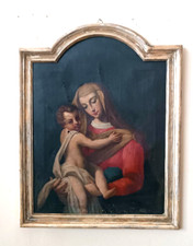 Antico dipinto olio su tela