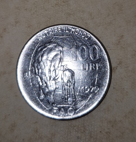 Moneta 100 lire - moneta,
