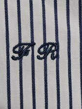 Camicia sartoriale uomo Ingram taglia 16/41 con iniziali ricamate