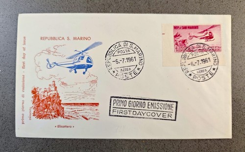 San marino 1961 elicottero - 1961,