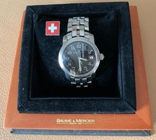 Orologio Baume Mercier Capeland MV045214 Uomo Cronografo Lusso Quadrante Nero con Scatola