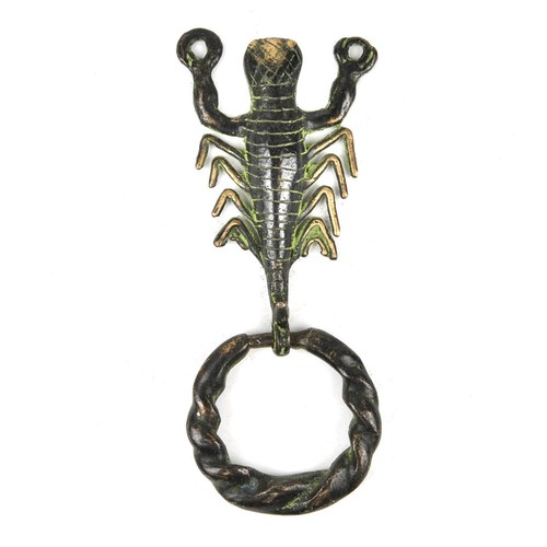 Antico scorpione design ottone - scorpione,