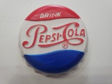 MAGNETE FRIGO VINTAGE PEPSI-COLA TAPPO BOTTIGLIA A FORMA DI BEVANDA PEPSI-COLA 