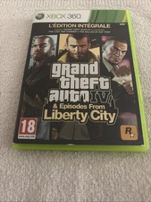 GTA IV 4 Episodes from Liberty City Edition intégrale Xbox 360 Manque 1 Disque