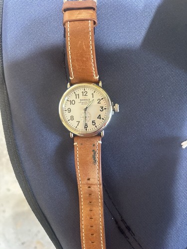 Cinghia shinola runwell 47mm - shinola,