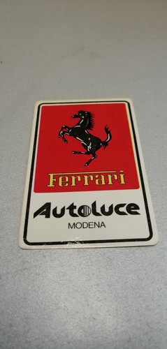 Adesivo ferrari autoluce - adesivo,