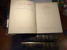 MONUMENTALE OPERA ' UTET  '  :   ' LA SACRA BIBBIA  '  ( 3 VOLUMI , 1964 )    !!