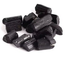 Tormalina nera grezza pietre - tormalina,