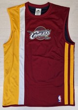10189 ADIDAS BASKET USA CLEVELAND CAVALIERS CANOTTA DOUBLE FACE CANOTTIERA
